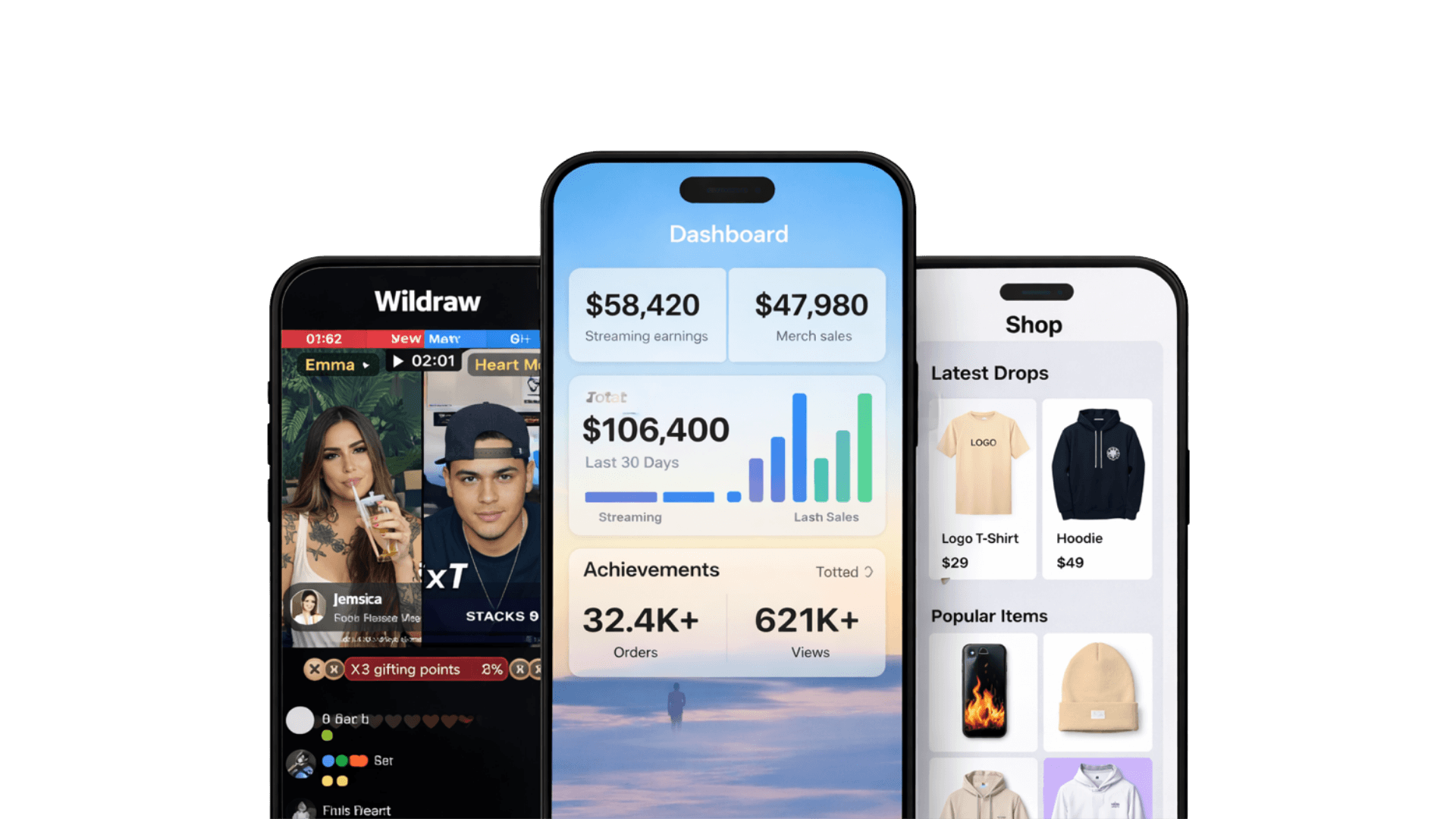 Whistlr storefront and business dashboard